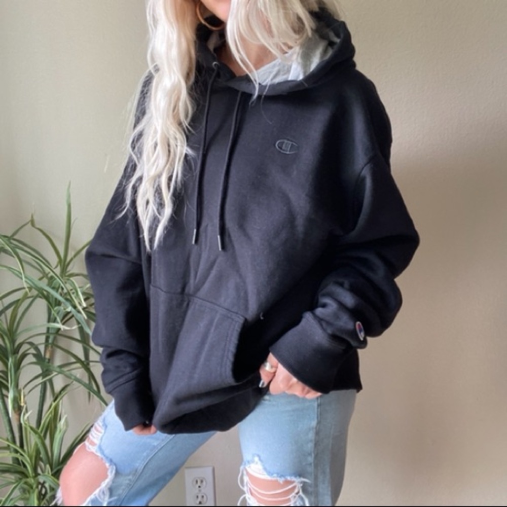 CHAMPION Black Hoodie